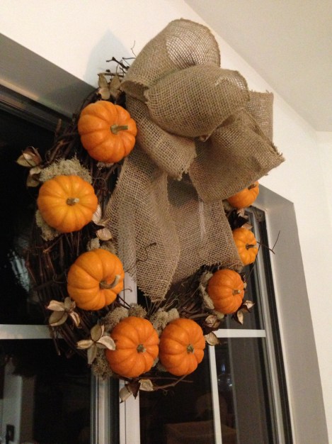 Pumpkin Wreath Project 3