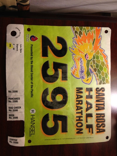 Race Bib CA Trip 11